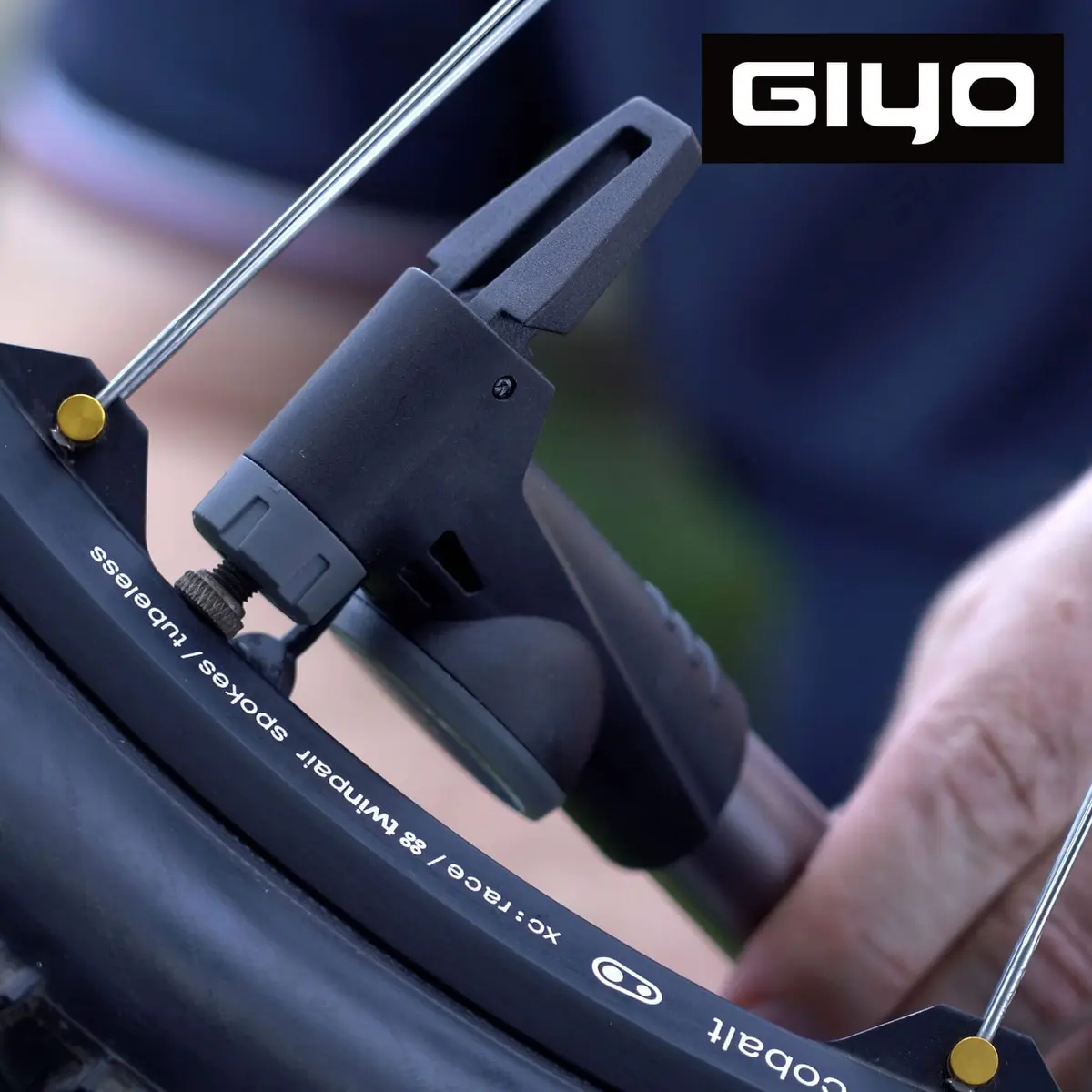 GIYO Mini Bike Pump with Gauge 2 Stage HP/HV 120 PSI | Easy Inflation for Road & MTB | Frame Mount Included | Taiwan Made (GP-993) - view 9