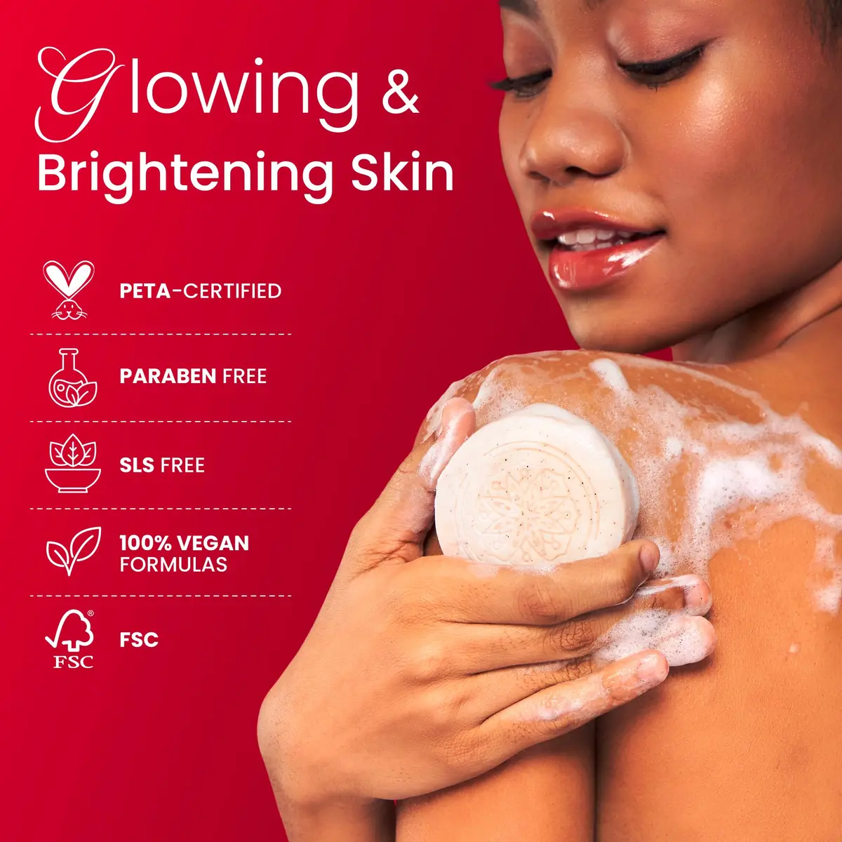 Koji White Kojic Acid Bump Eraser Body Scrub Soap 2 Bars | Brightening & Exfoliating - view 5