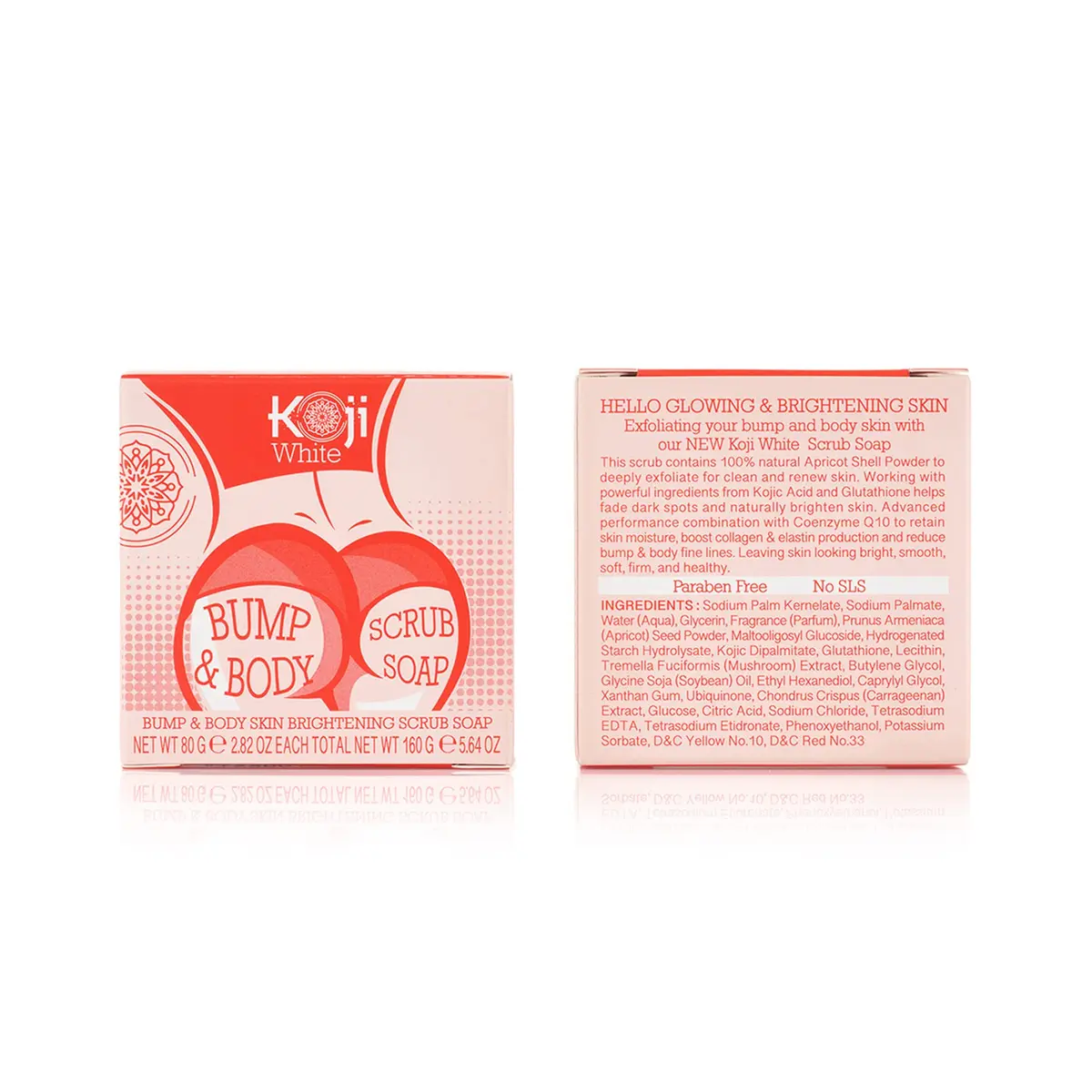 Koji White Kojic Acid Bump Eraser Body Scrub Soap 2 Bars | Brightening & Exfoliating - view 7