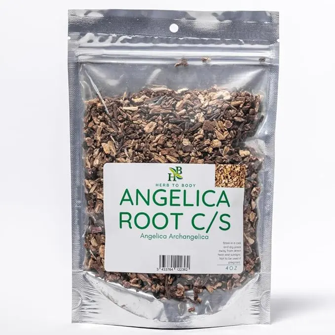 Herb To Body Angelica Root C/S 4oz | Natural Dried Root for Herbal Tea & Botanical Blends - view 2