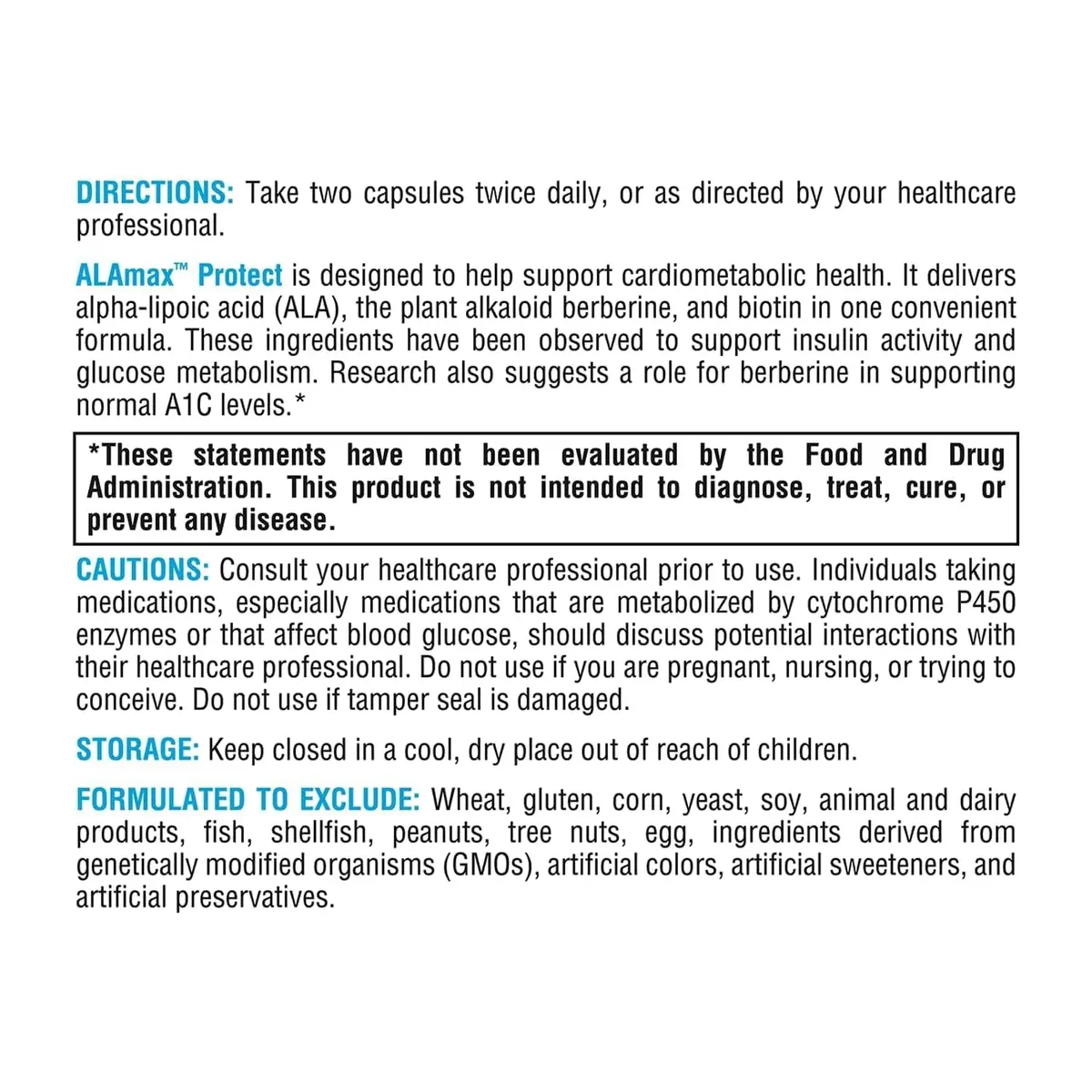 XYMOGEN ALAmax Protect, 120 Capsules | Berberine & ALA Support Cardiometabolic Health - view 7
