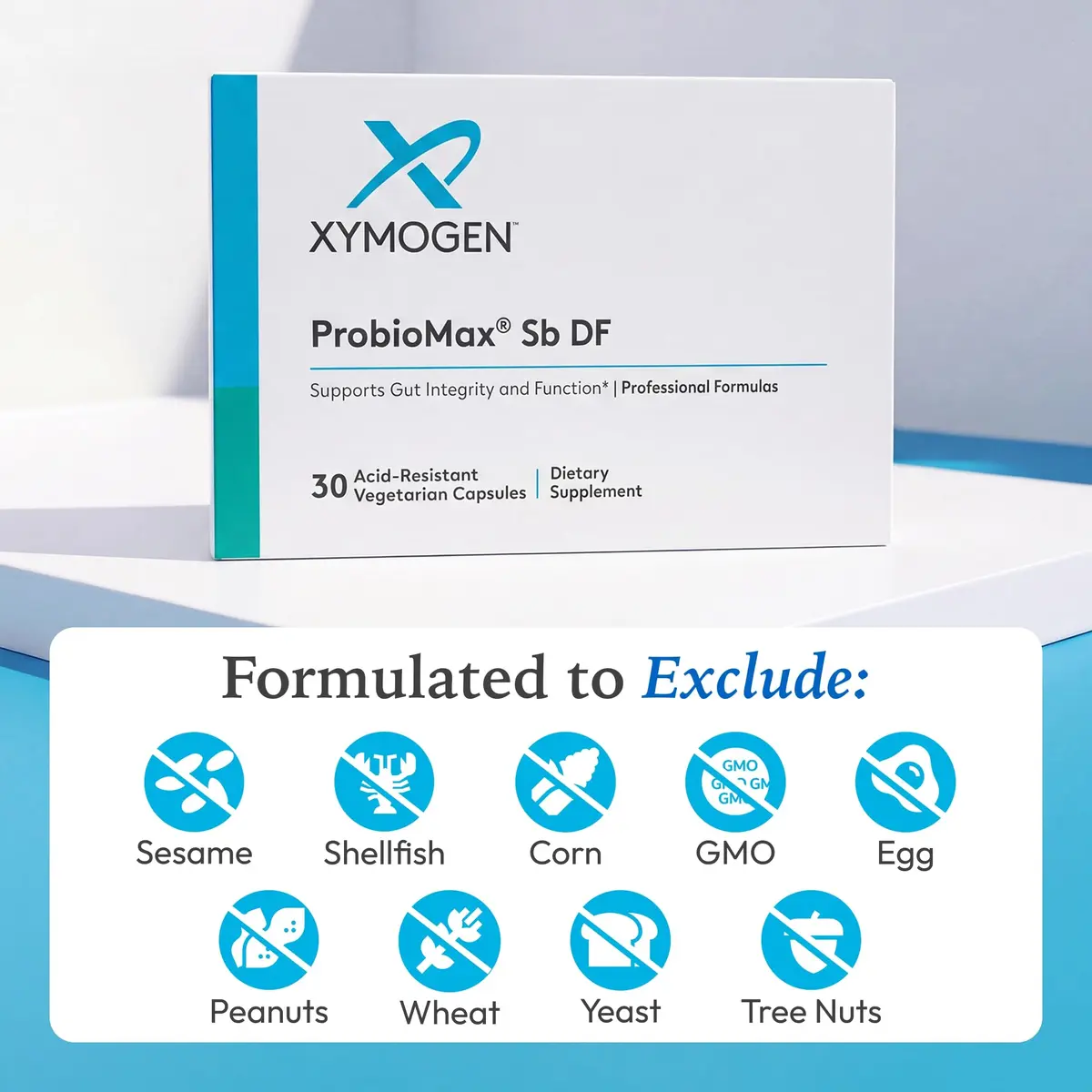 XYMOGEN ProbioMax Sb 35B 30 Capsules | 35 Billion CFU Digestive Support - view 6