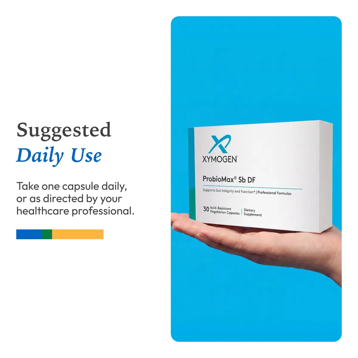 XYMOGEN ProbioMax Sb 35B 30 Capsules | 35 Billion CFU Digestive Support - view 7
