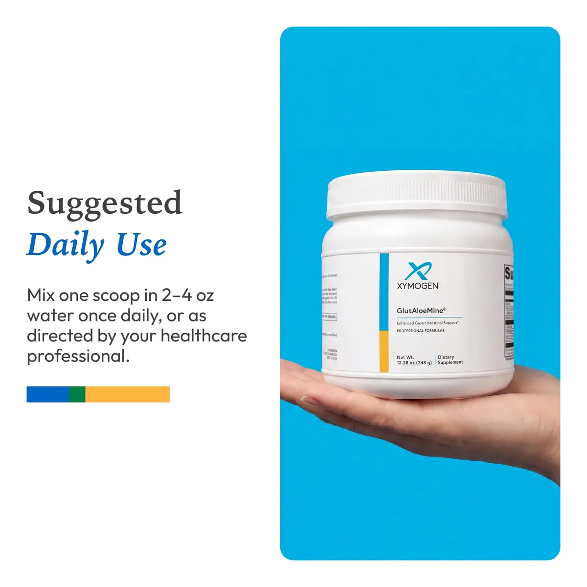 XYMOGEN GlutAloeMine 12.28 oz | Gut & Digestive Support with L-Glutamine & Aloe Vera - view 7