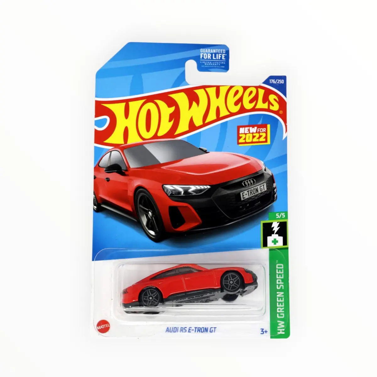 Hot Wheels 2022 Audi RS E-TRON GT (Red) 7.62 cm (3-inch) | 1:64 Scale Die-Cast Collector Car HW Green Speed 5/5 - view 2