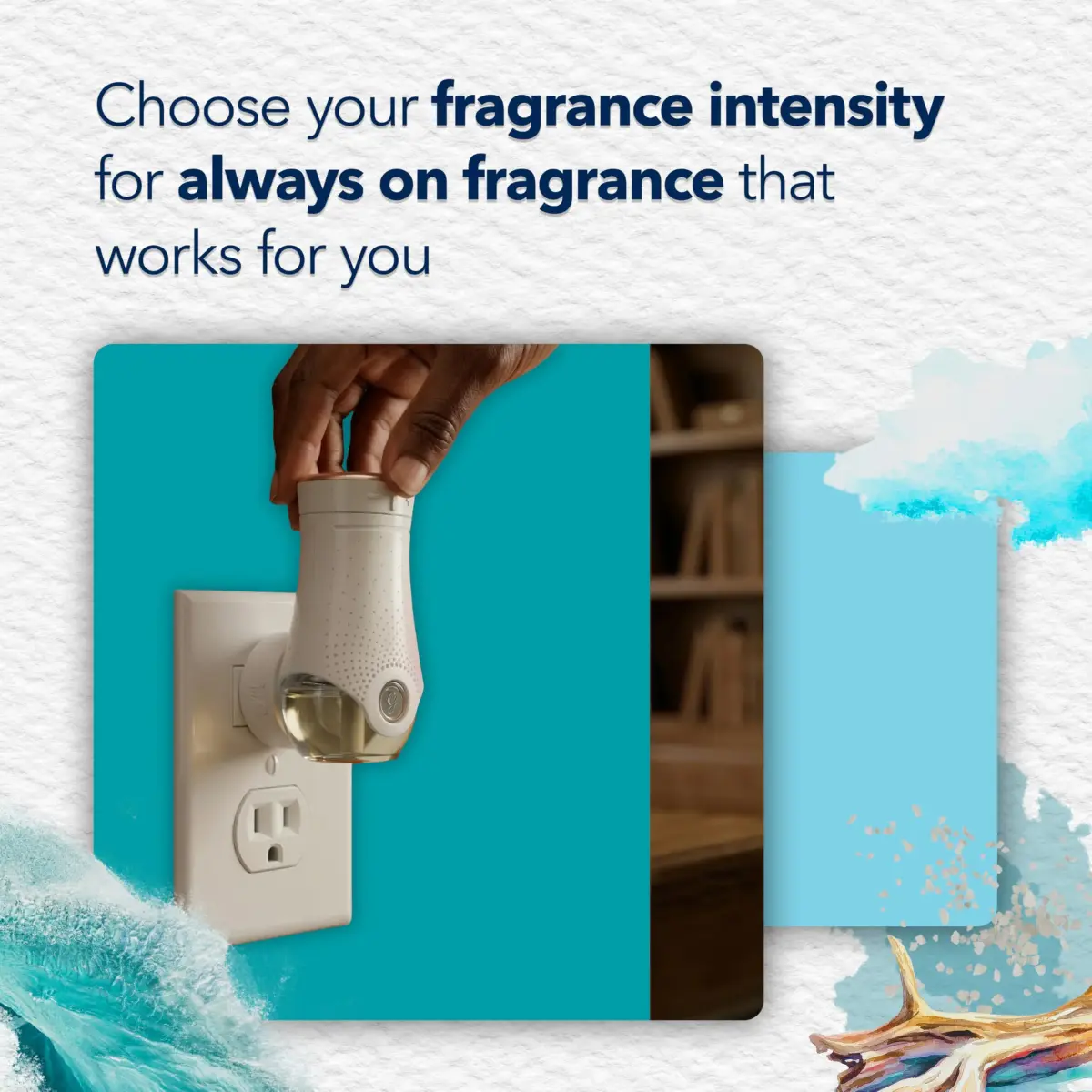 Glade Sky & Sea Salt PlugIns Refills Air Freshener 167.5ml (5 x 3.35 Fl Oz) | Scented with Essential Oils for Home & Bathroom - view 6