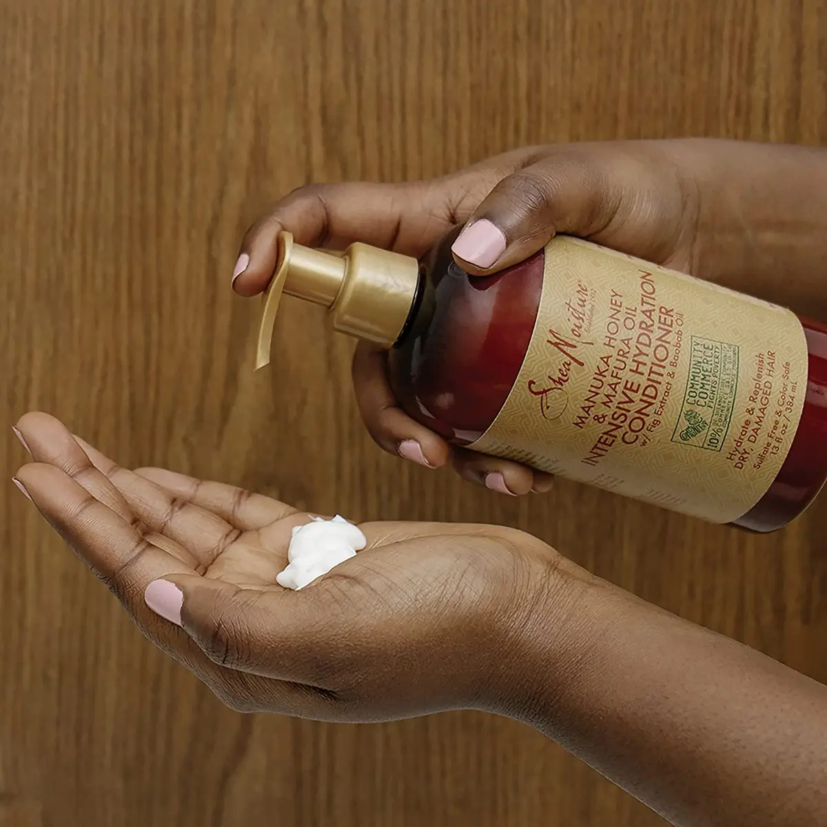 Shea Moisture Manuka Honey & Mafura Oil Intensive Hydration Conditioner 13 Fl Oz (Pack of 4) | Hydrate + Replenish Curly Hair - view 9