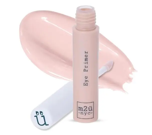 M2U NYC Eyeshadow Primer – Waterproof, Long-Lasting, Hydrating with Hyaluronic Acid (0.5 Oz) for All Skin Types - main product image