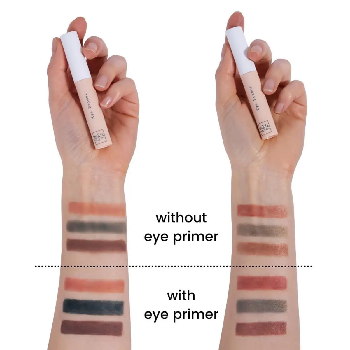 M2U NYC Eyeshadow Primer – Waterproof, Long-Lasting, Hydrating with Hyaluronic Acid (0.5 Oz) for All Skin Types - view 6