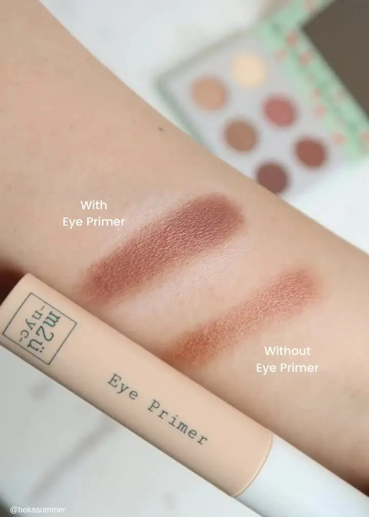M2U NYC Eyeshadow Primer – Waterproof, Long-Lasting, Hydrating with Hyaluronic Acid (0.5 Oz) for All Skin Types - view 10