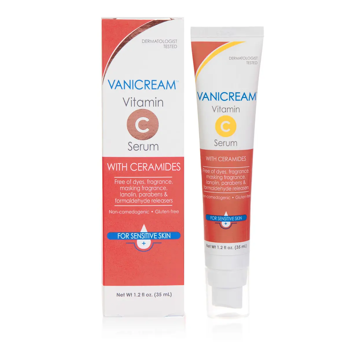 Vanicream Vitamin C Serum 1.2 Fl Oz | Gentle, Sensitive Skin Friendly, Boosts Glow - main product image