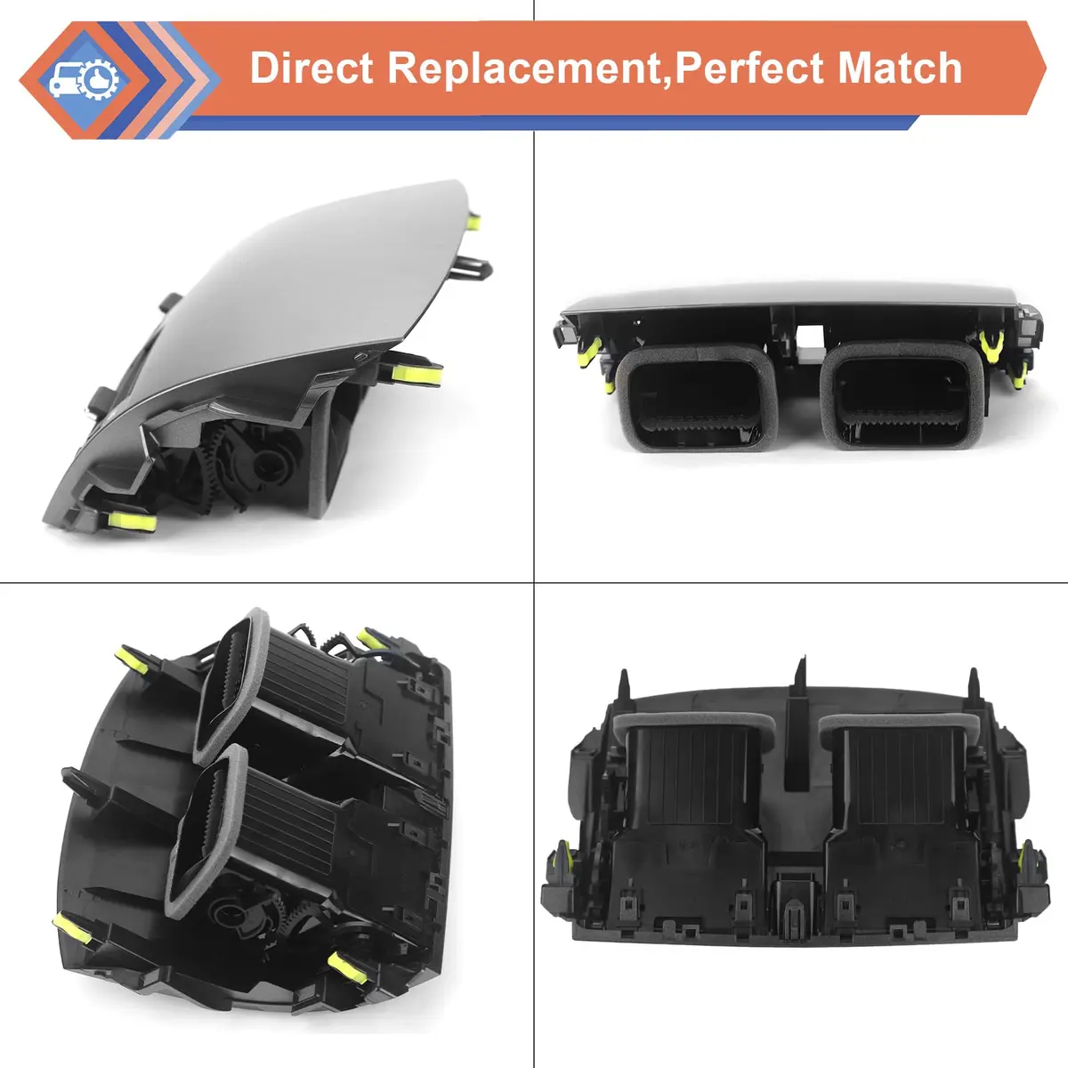 ZONFANT Adjustable Air Center Dash Fit For Toyota Corolla 2008-2013 | Manual Air Volume Control - view 6