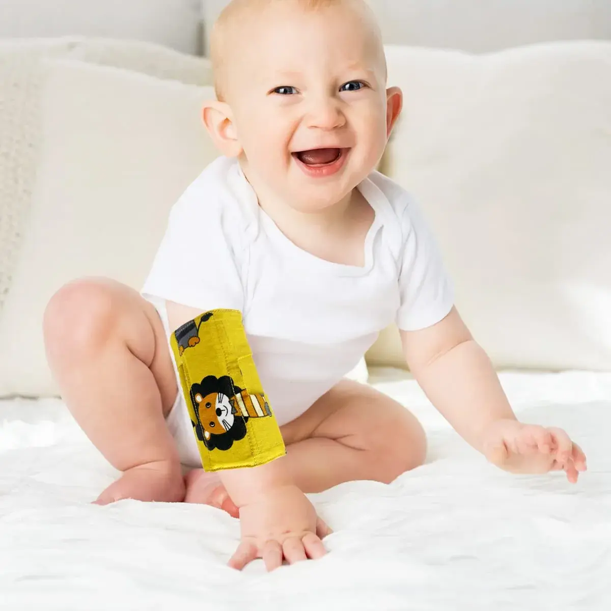 Heyshapeing Pediatric Elbow Immobilizer Splint X-Small | Prevents Scratching Face & Thumb Sucking - main product image