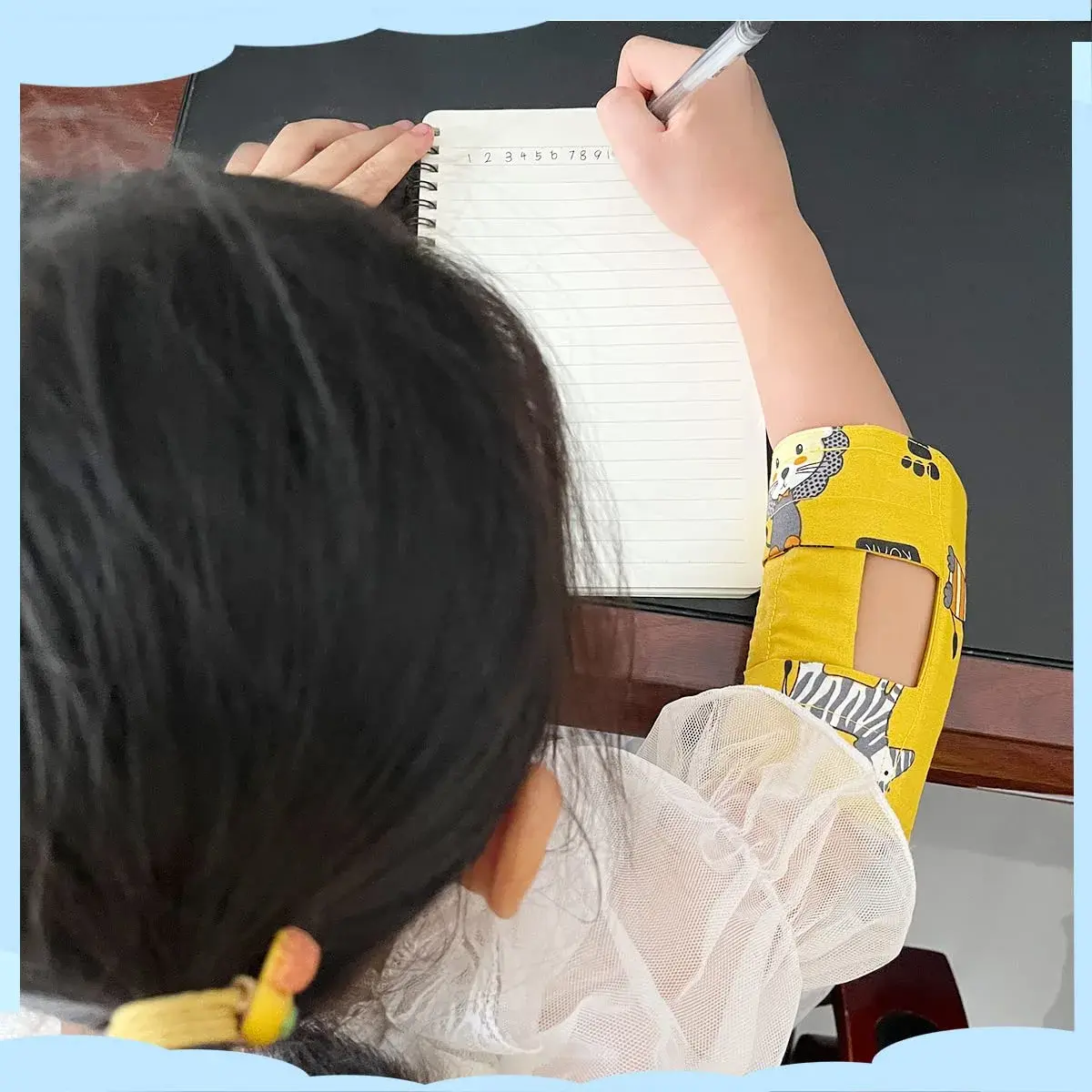 Heyshapeing Pediatric Elbow Immobilizer Splint X-Small | Prevents Scratching Face & Thumb Sucking - view 8