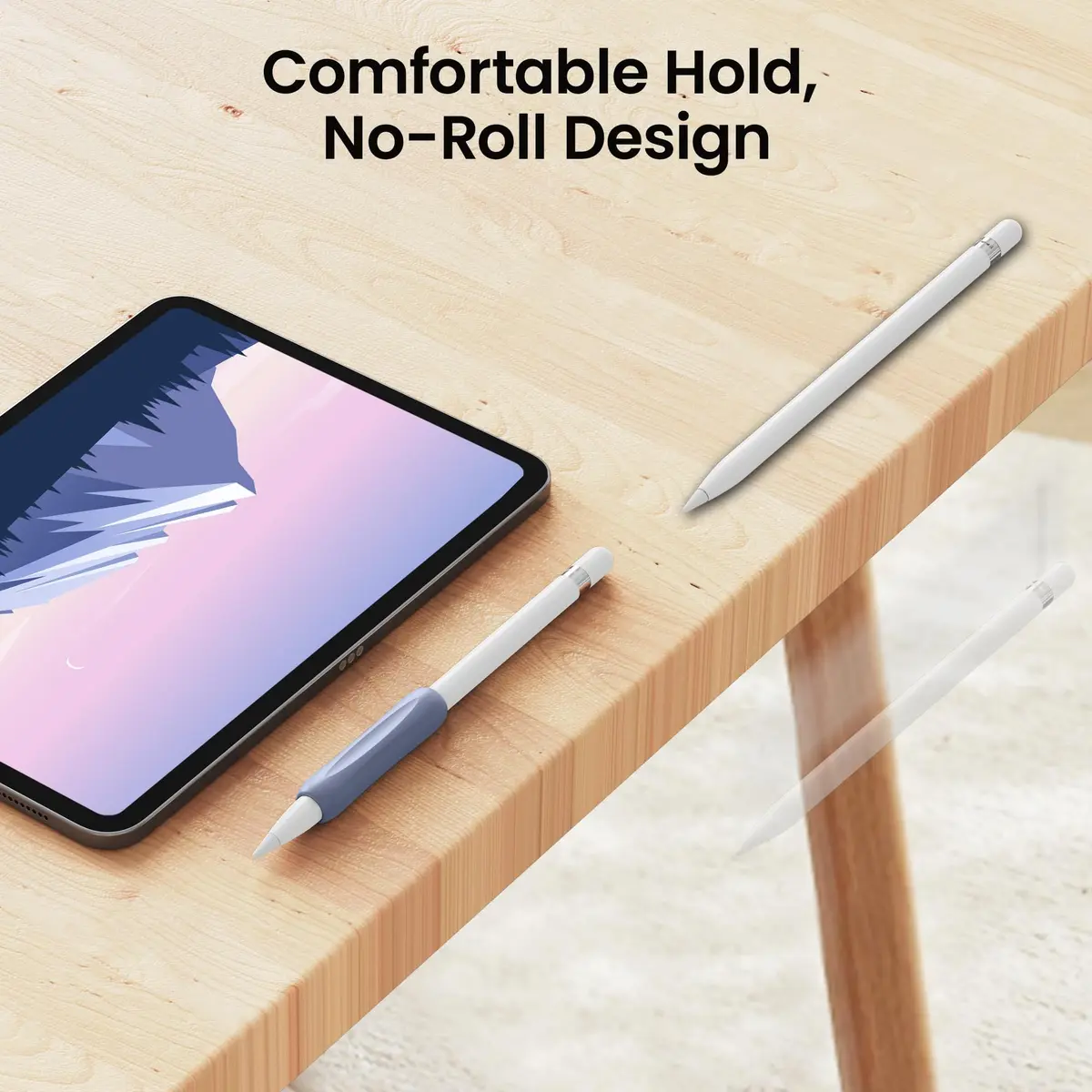 Delidigi Apple Pencil Grip, Ergonomic Silicone Sleeve for 1st/2nd Gen | Comfortable, Anti-Slip, No-Roll - view 5