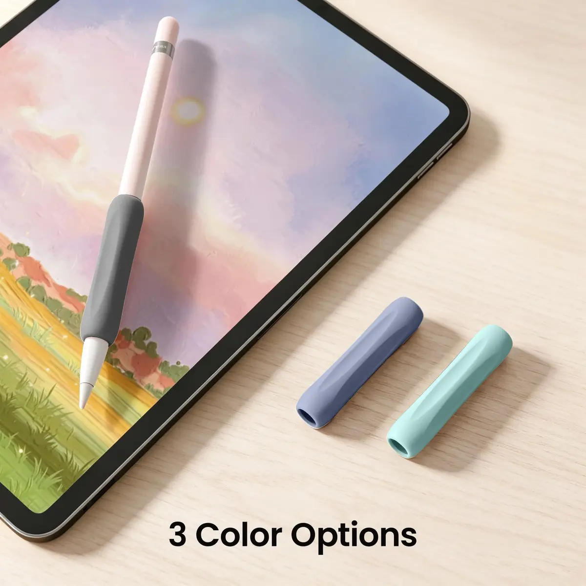 Delidigi Apple Pencil Grip, Ergonomic Silicone Sleeve for 1st/2nd Gen | Comfortable, Anti-Slip, No-Roll - view 7