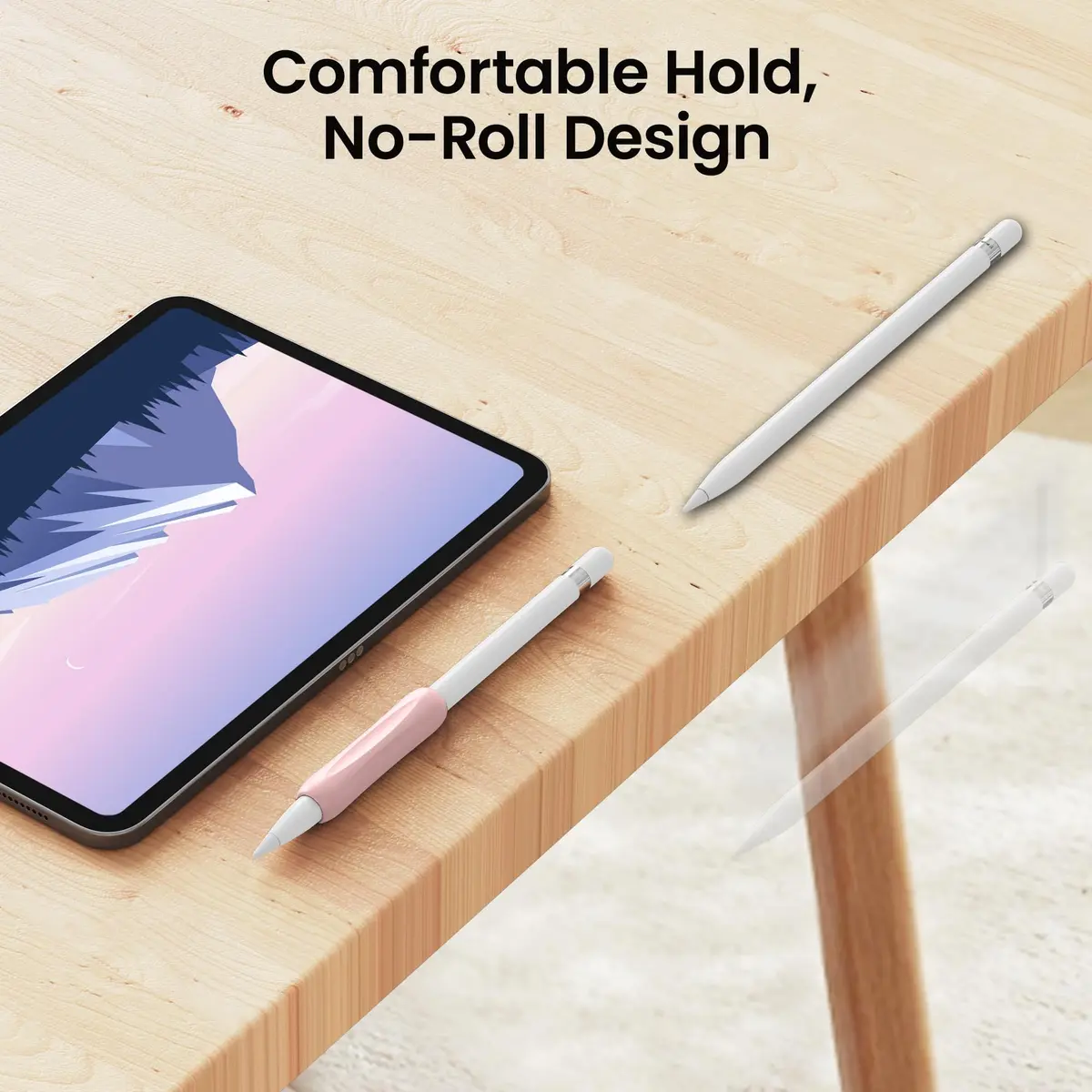 Delidigi Apple Pencil Grip, Ergonomic Silicone Sleeve for 1st/2nd Gen | Soft, Anti-Slip, No-Roll - view 5