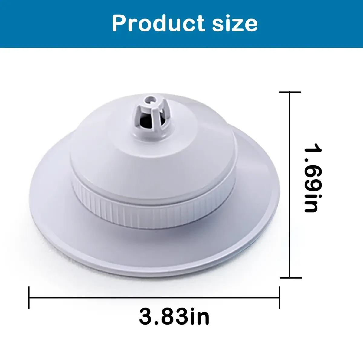 OYES Cat Water Fountain Filter Bracket for 2.0L/67oz Stainless Steel Automatic Circulation Cat Fountain | Blue Round Plastic Housing - view 5