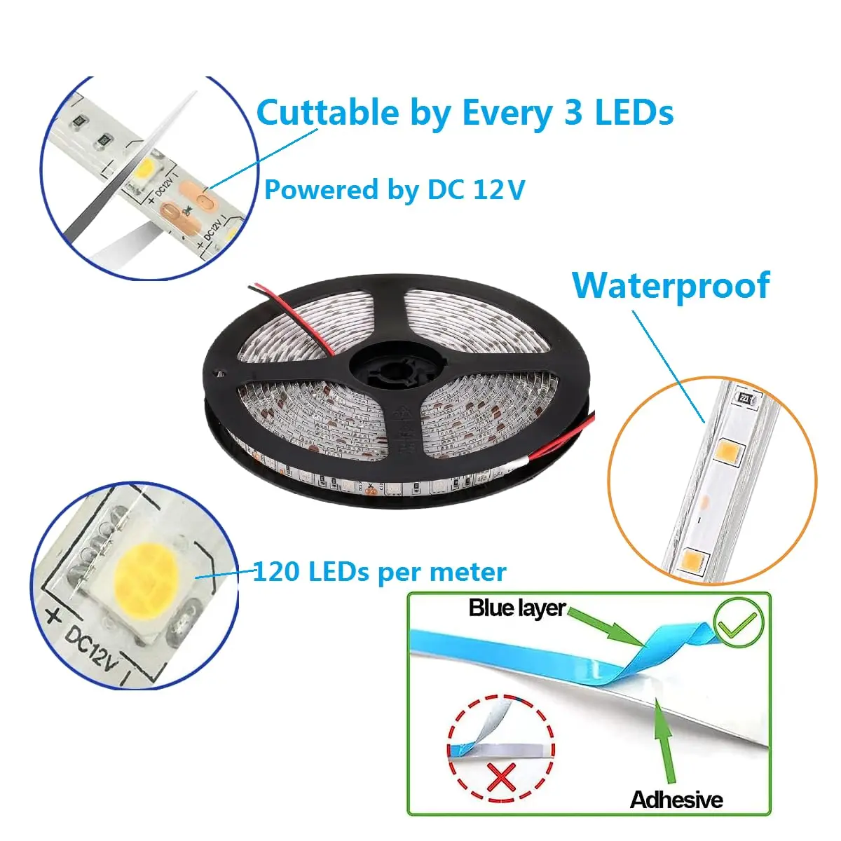 Foxdam White 2Pack String Light | Waterproof LED Strip for Indoor & Outdoor Decor - view 2