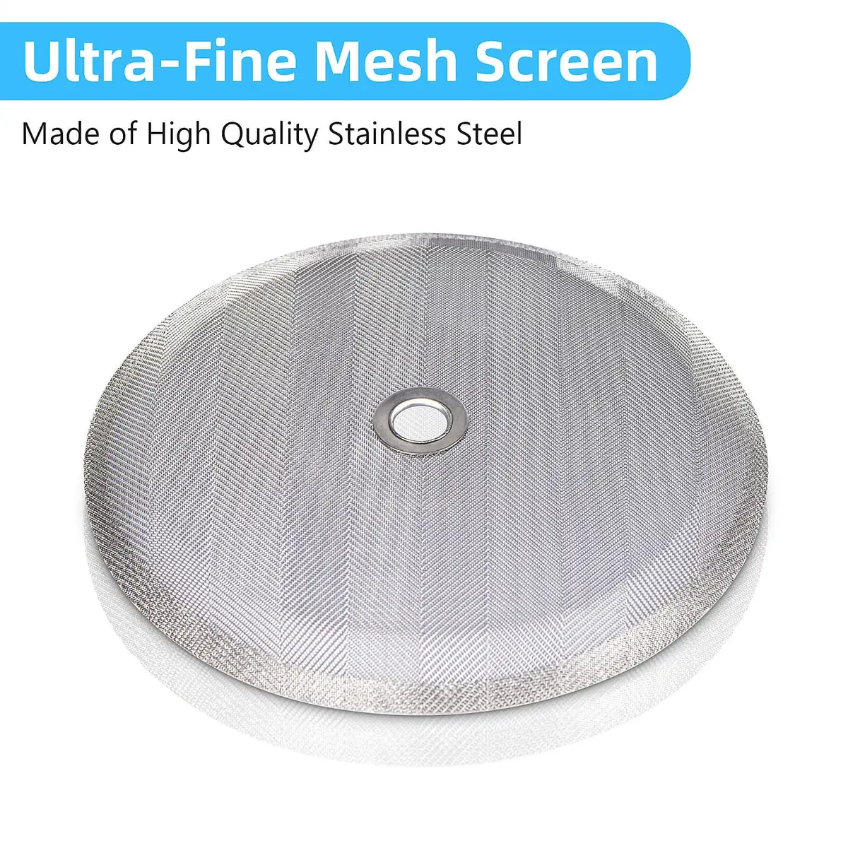 Attsky French Press Filter Replacement 4 Inch Stainless Steel Mesh | Reusable, Durable & Easy to Clean - view 6