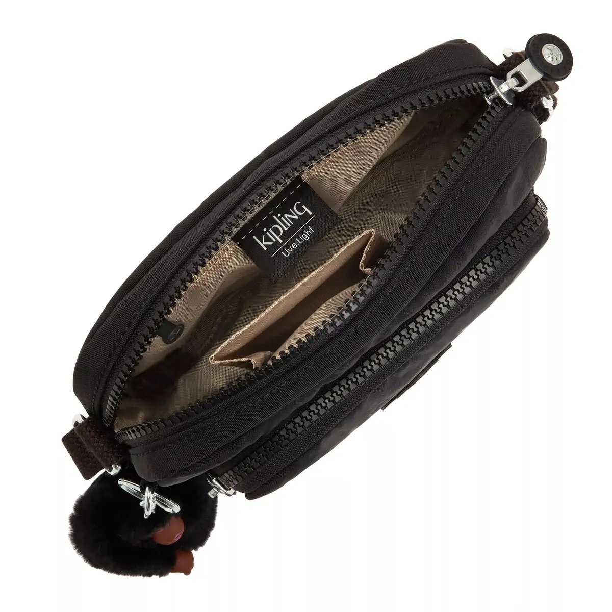 Kipling Hubei Shoulder Bag 7.75''L x 6''H x 3.25''D | Durable Nylon Crossbody for Women - view 3