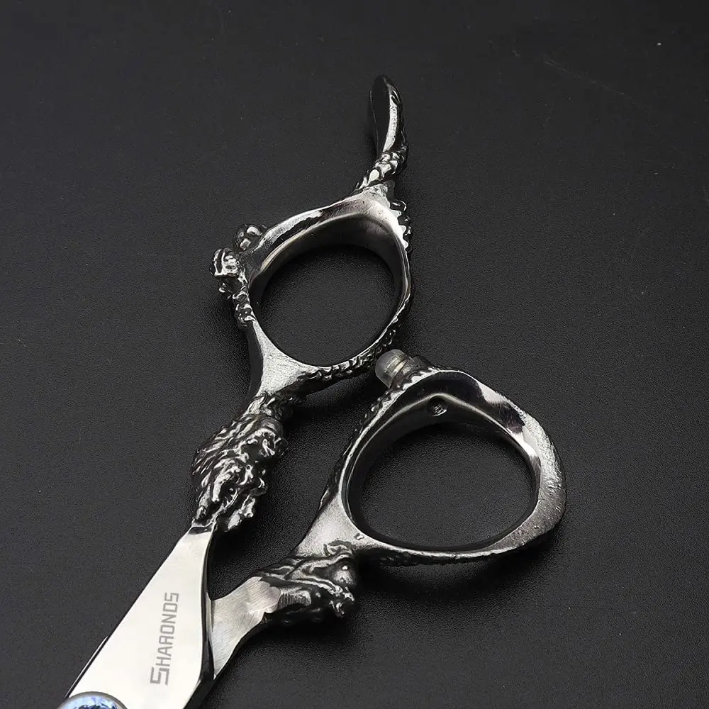 SHARONDS 7/7.5/8/9 inch Professional Hairdressing Scissors | Sharp Stainless Steel Shears for Haircutting (7 inch 2pc-B) - view 7
