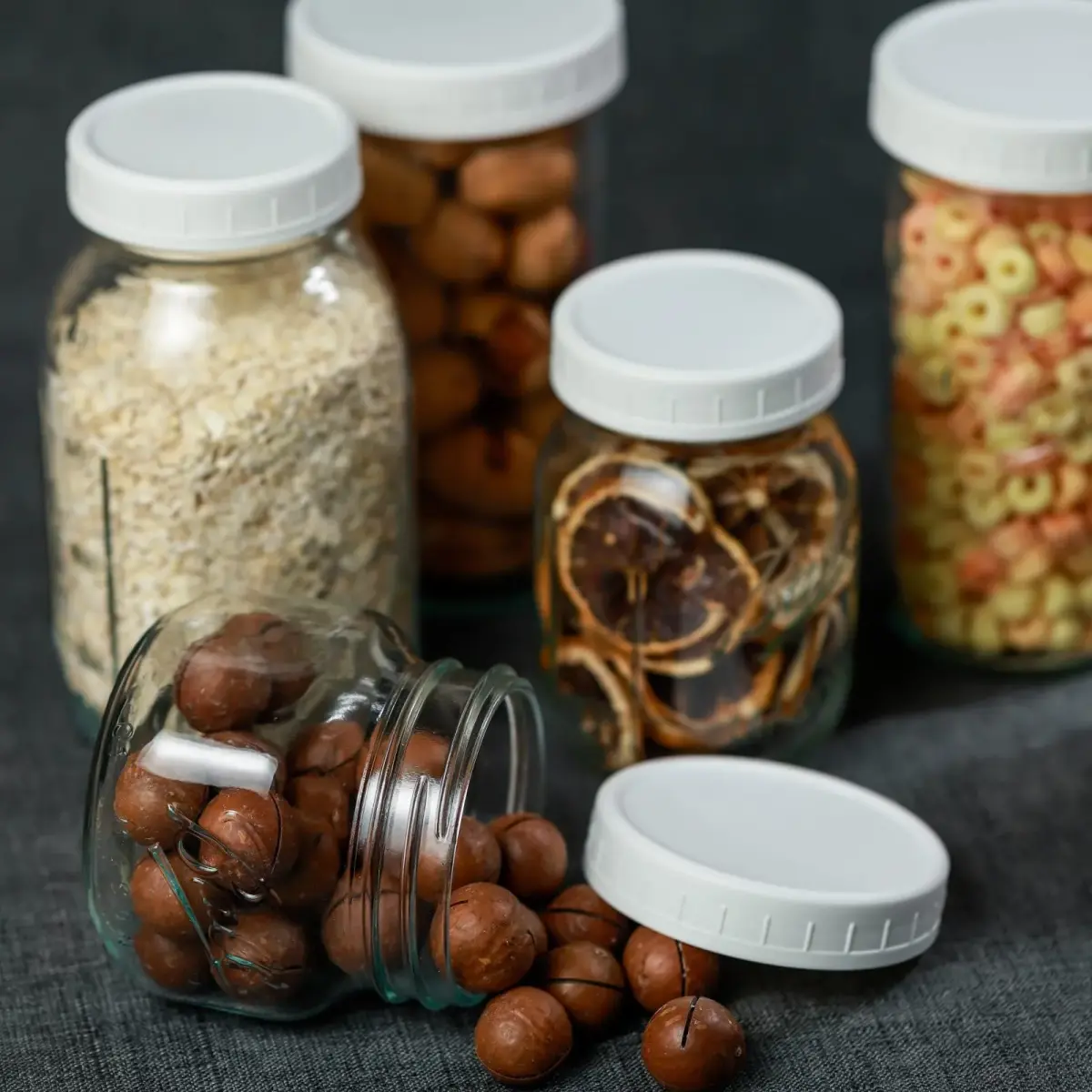 Bedgeta White Regular Mouth Mason Jar Lids (9-Pack, 70mm) | Leak-Proof Storage Caps for Ball & Kerr Jars - view 5