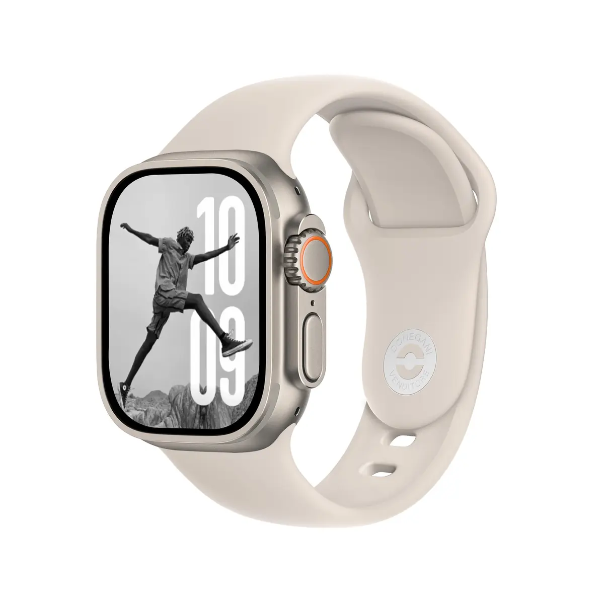 DONEGANI Silicone Sport Watch Band for Apple Watch Series 11/10/9/8/7/6/5/4/3/2/1 38mm-49mm | Water-Resistant, Durable, Unisex - main product image