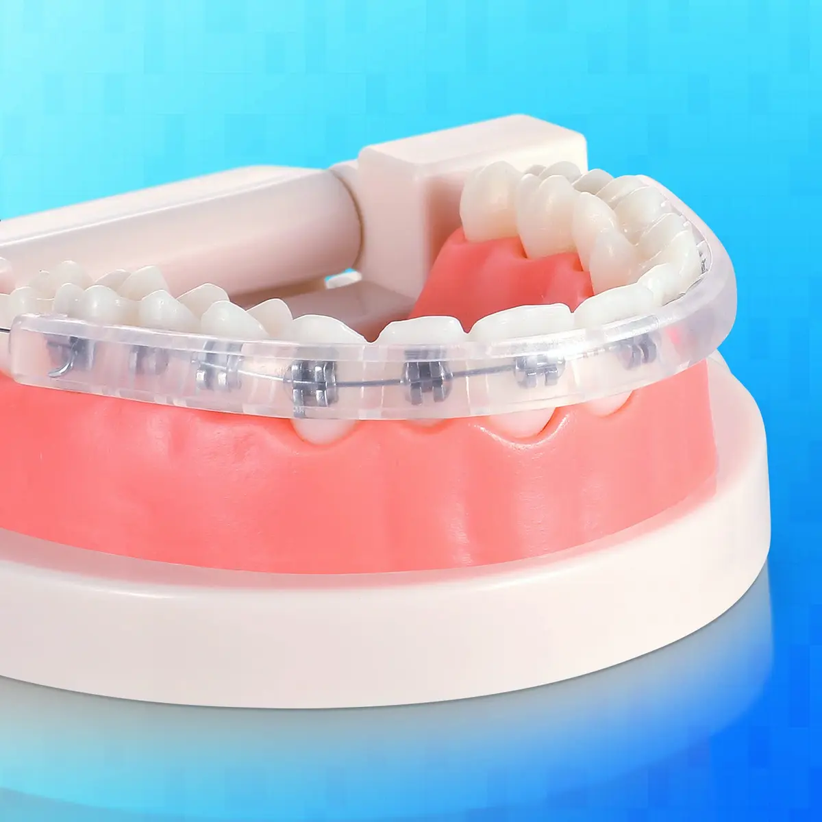 Obrush Comfort Covers for Braces | Orthodontic Mouth Guard & Lip Protector, Clear, 4.2"/3.9" - view 6