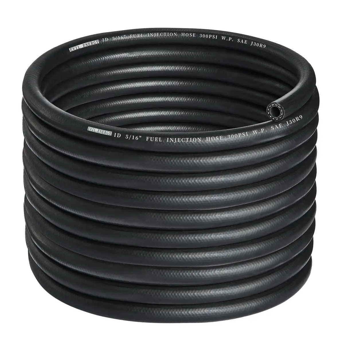 EVIL ENERGY 5/16" SAE J30R9 Fuel Injection Hose 8mm (0.315 in) x 25ft (7.62 m) | 300 PSI Working Pressure - main product image