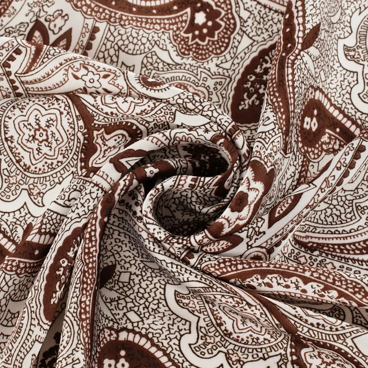 GERINLY Tribal Pattern Silk Neck Scarf for Men 69cm (27 Inch) | Classic Paisley Design for Western & Indian Wear - view 7