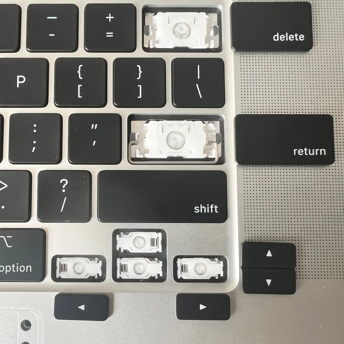 Bfenown Replacement US Keyboard Keycaps for MacBook Air M2 M3 M4 Retina 13'' & 15'' (2022-2025) Midnight - view 8