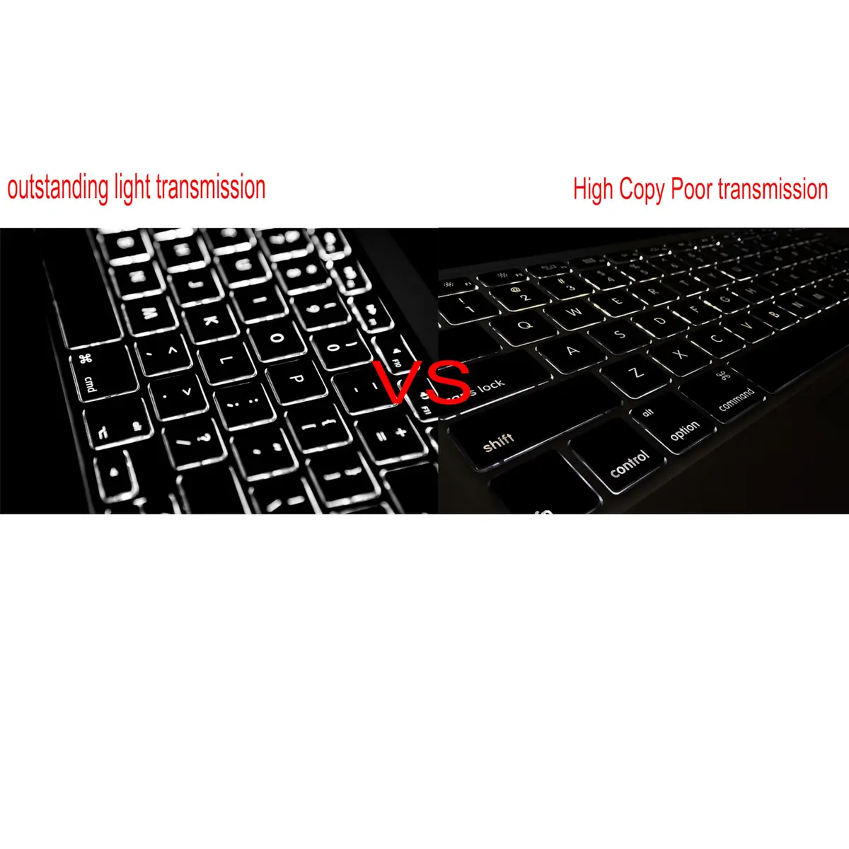 Bfenown Black Replacement Keycaps for MacBook Air M2 M3 M4 13" 15" & Pro 14" 16" M2 M3 M4 (2022-2024) - Full Set - view 3