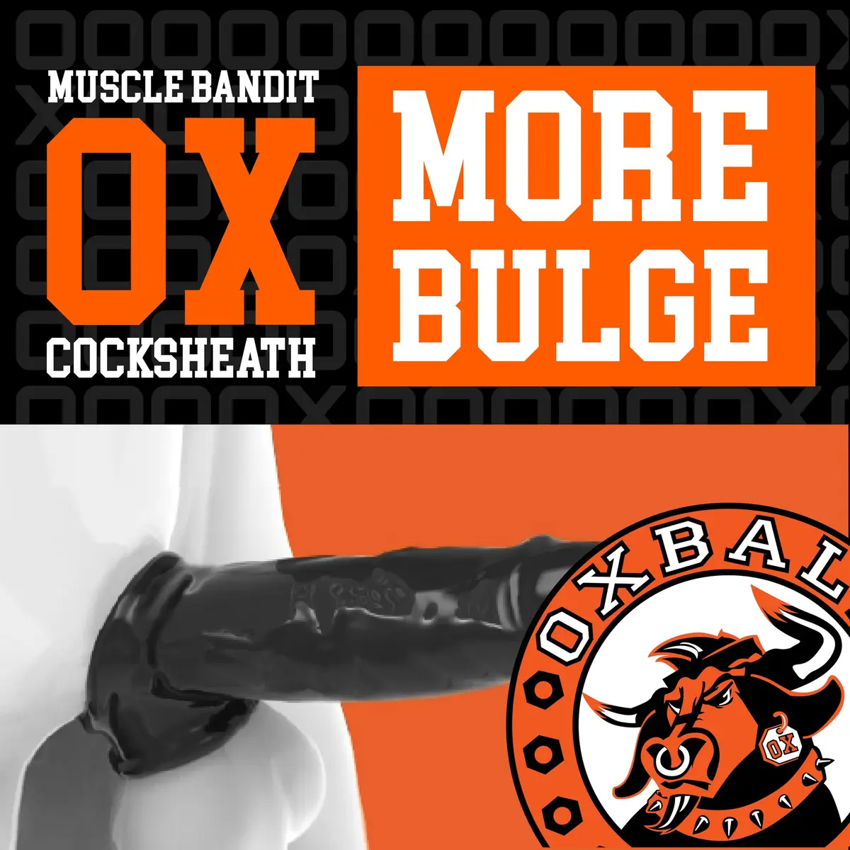 hünkyjunk Muscle Bandit Slimmest Fit Cocksheath 22 cm (8.5 in) | Enhances Size and Pleasure - view 2