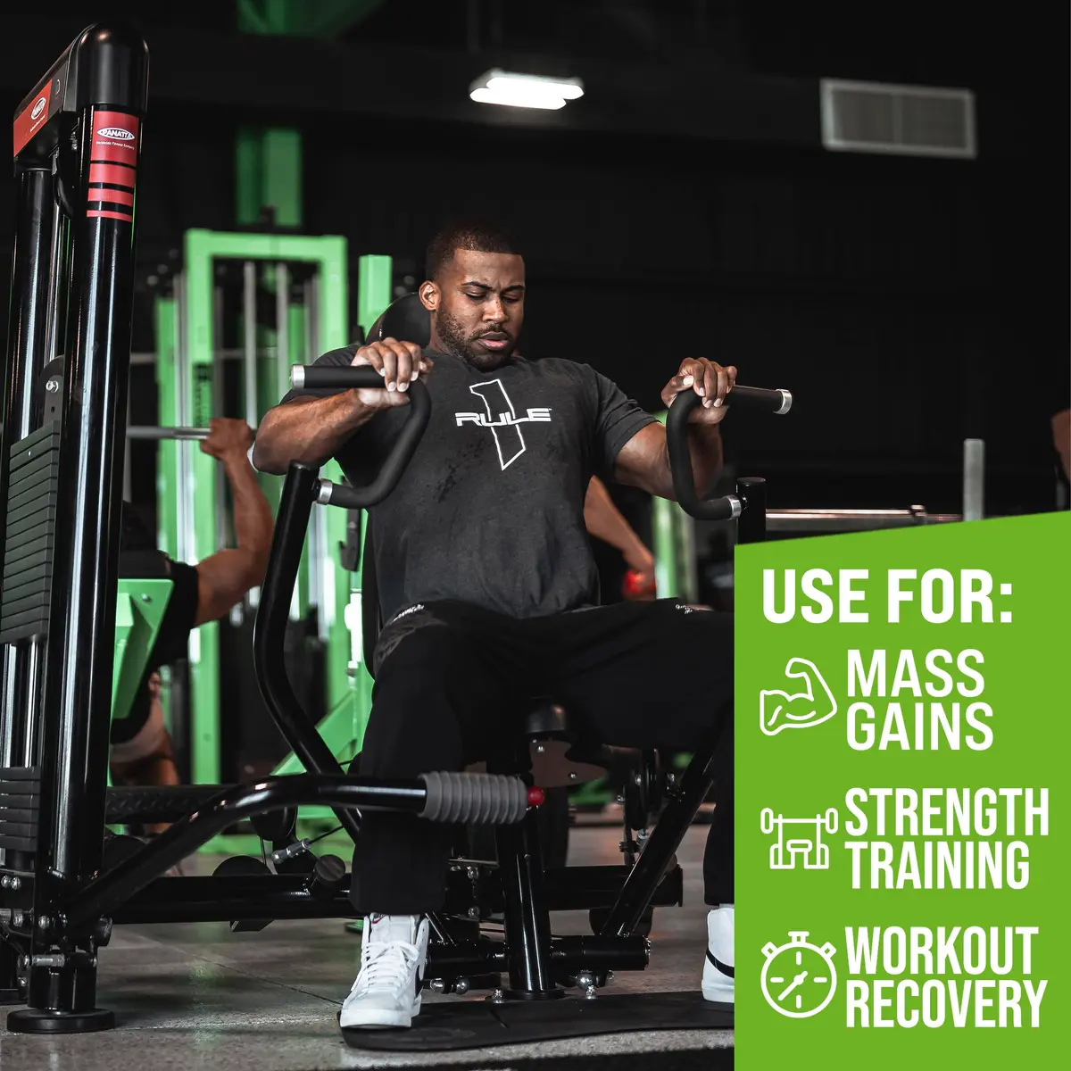 Rule 1 Proteins Mass Gainer Strawberries & Crème 16 Servings | 1220+ Calories, 40g Whey Protein - view 5