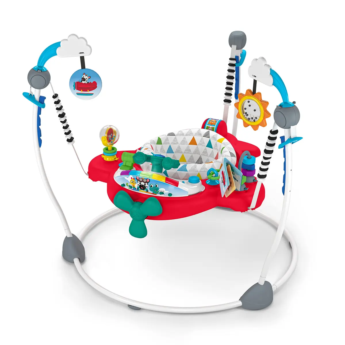 Baby Einstein Ocean Explorers Airplane Adventure 2-in-1 Activity Jumper with Lights & Music, 33.98" (86.3 cm) | Ages 6 Months+ - main product image