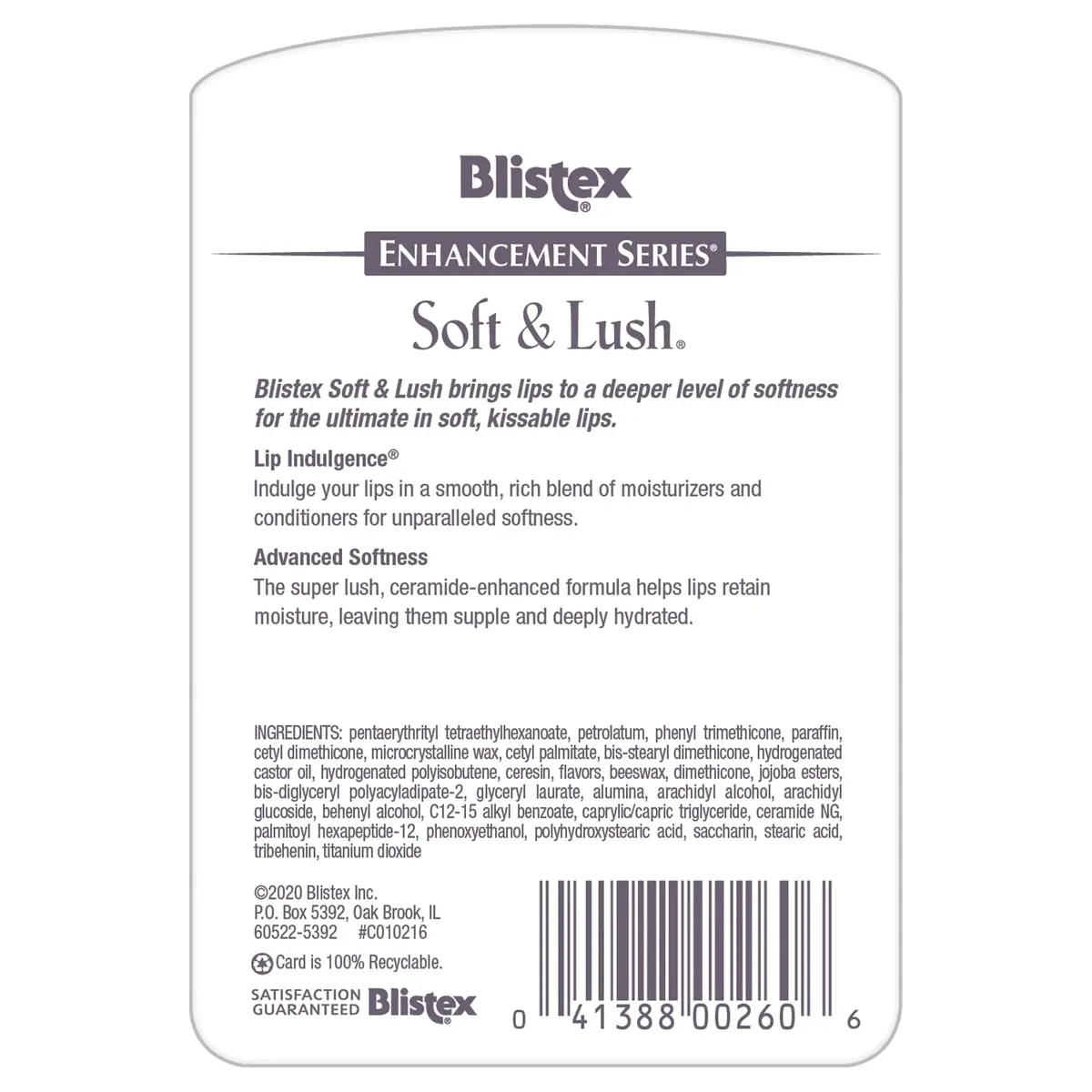 Blistex Soft & Lush Lip Protectant 0.13 Oz Tube Pack of 6 | Deep Moisturization & Conditioning - view 4
