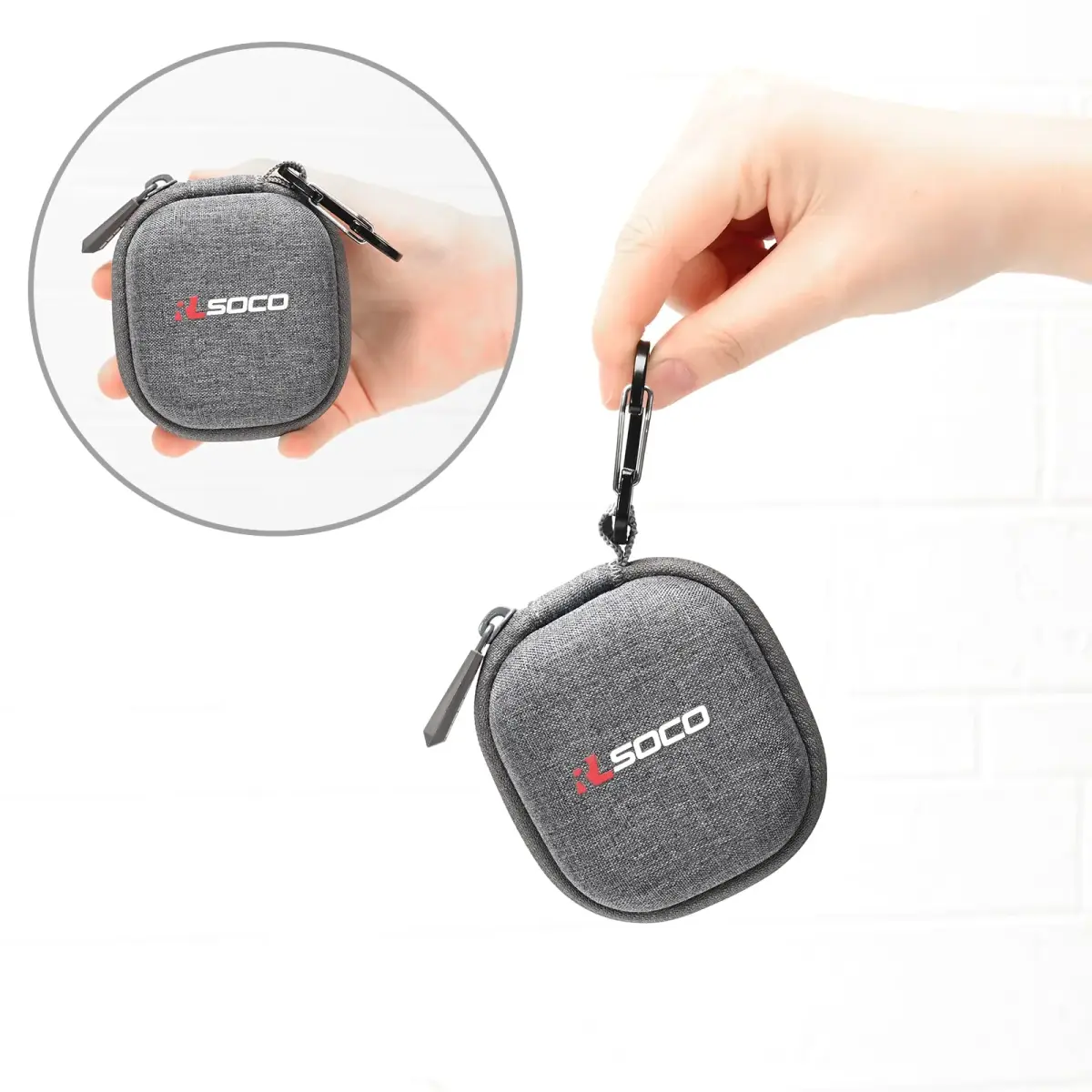RLSOCO Carrying Case for Bose QuietComfort Ultra Earbuds II & QC Ultra - Grey | Protects Earbuds & Charging Case - view 6
