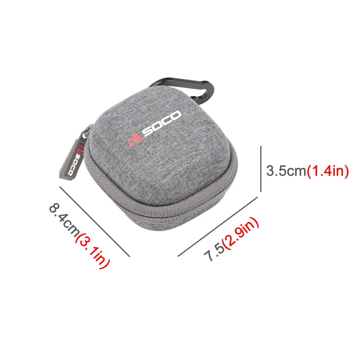 RLSOCO Carrying Case for Bose QuietComfort Ultra Earbuds II & QC Ultra - Grey | Protects Earbuds & Charging Case - view 3