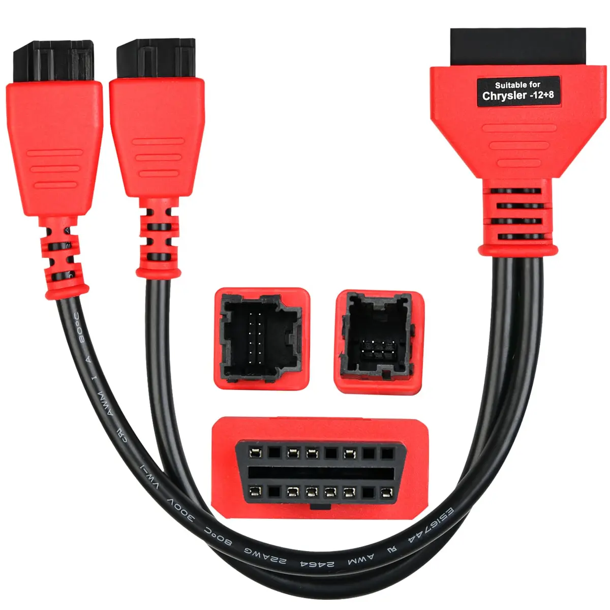 Autel OBD2 12+8 Adapter for Chrysler | Secure Gateway Bypass Cable, 40cm - main product image
