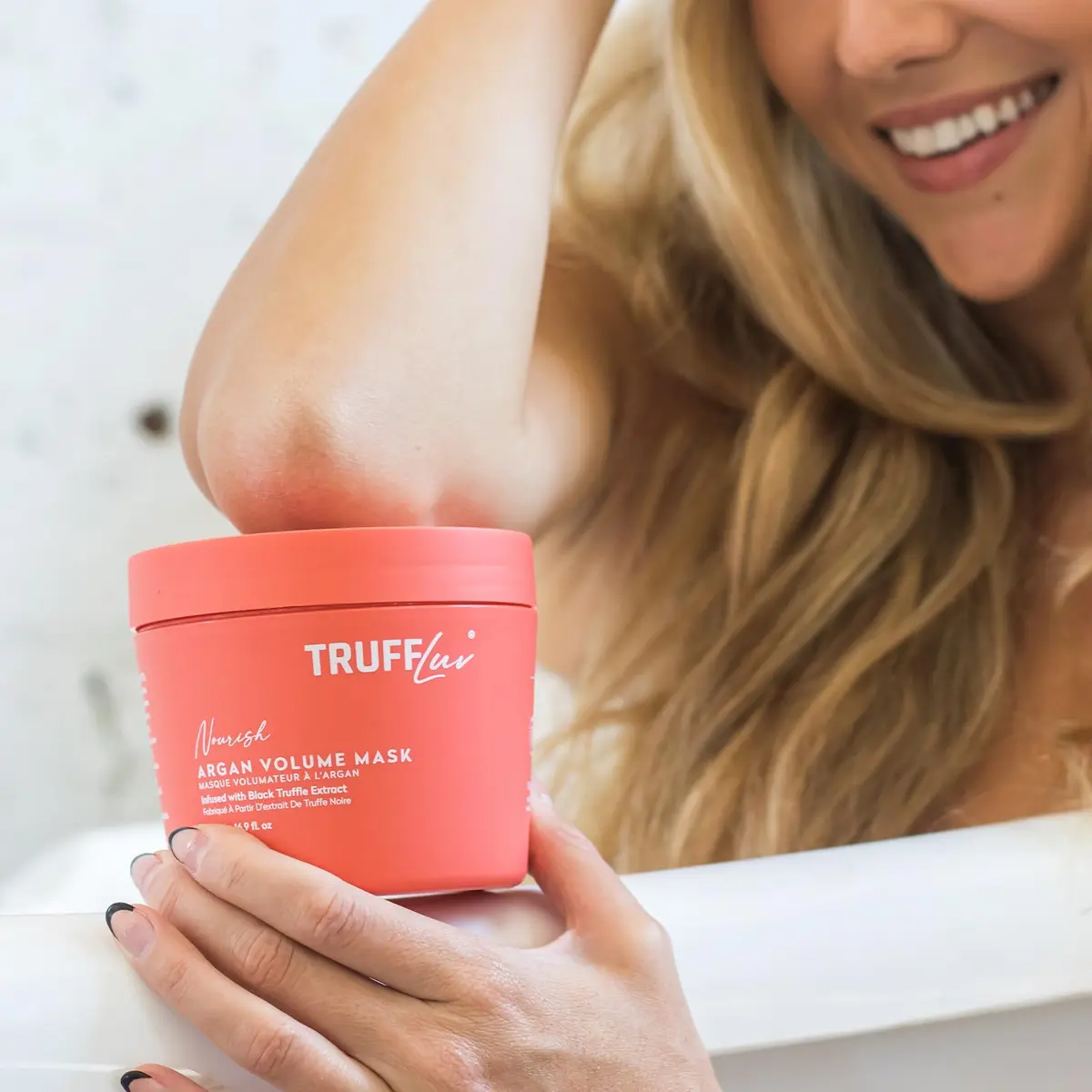 TruffLuv Argan Leave-In Mask 8.45 oz | Black Truffle & Argan Oil for Dry Hair - view 2