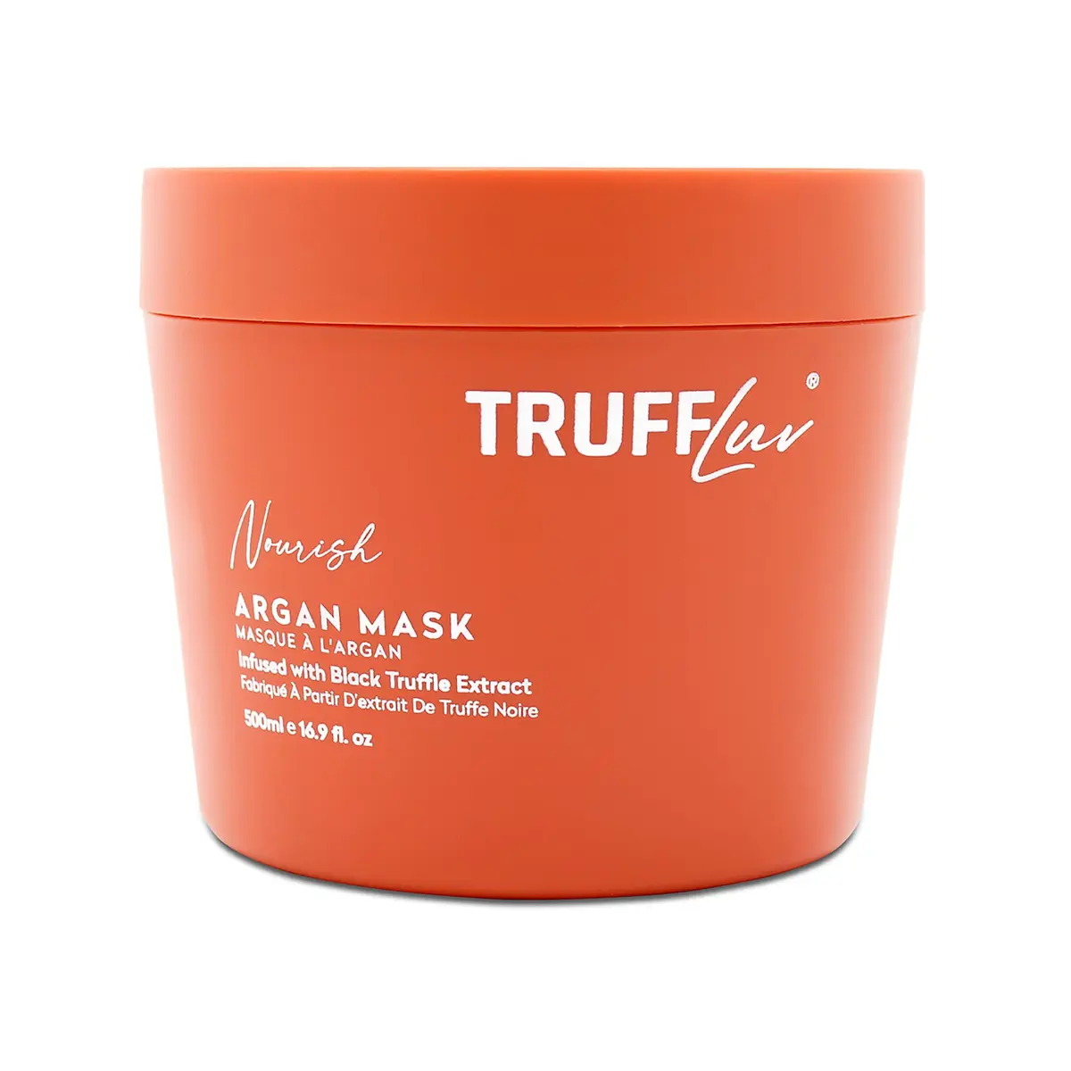 TruffLuv Argan Mask - Hair Mask for Black Truffle Extract & Argan Oil - Deep Hydration - 16.9 oz | Nourishes & Moisturizes - main product image