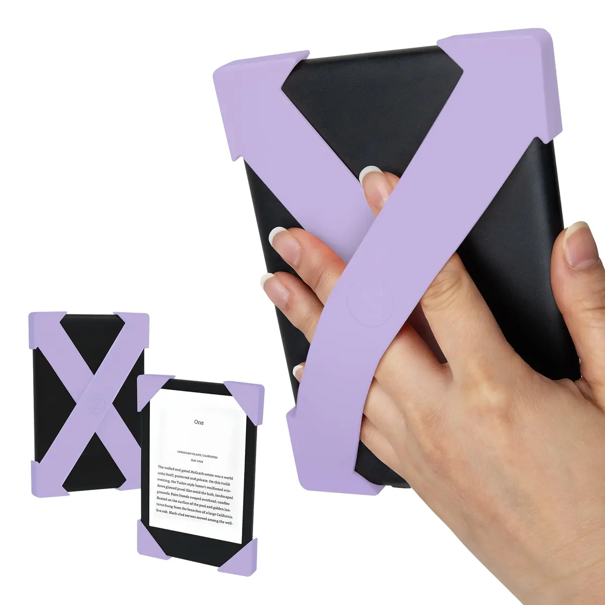 Strapsicle Hand Straps for 6" Kindle Basic 2022-2026 & Kobo Nia | Slim, Ergonomic Grip & Corner Protection - main product image