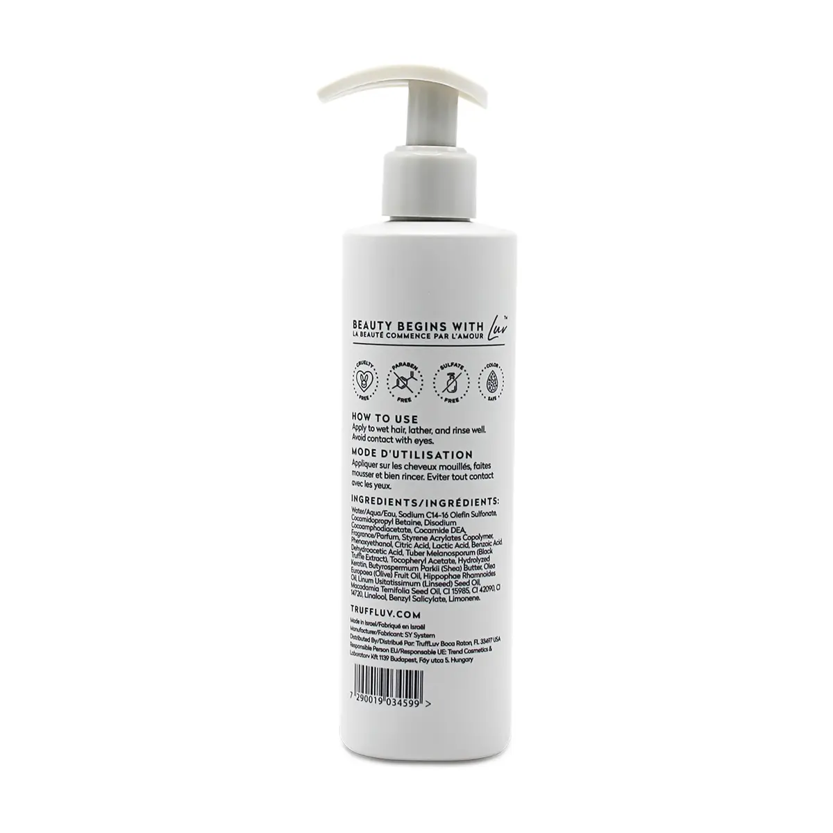 TruffLuv Truffle Shampoo – Gentle Daily Cleansing with Black Truffle Extract, 8.45 oz | Nourishes & Revitalizes Hair - view 2