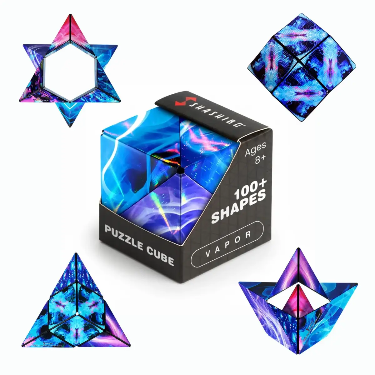 Shashibo DODECA Magnetic Puzzle Cube 5.8cm (2.3 inches) | STEM/STEAM Educational Toy for Focus & Stress Relief - main product image