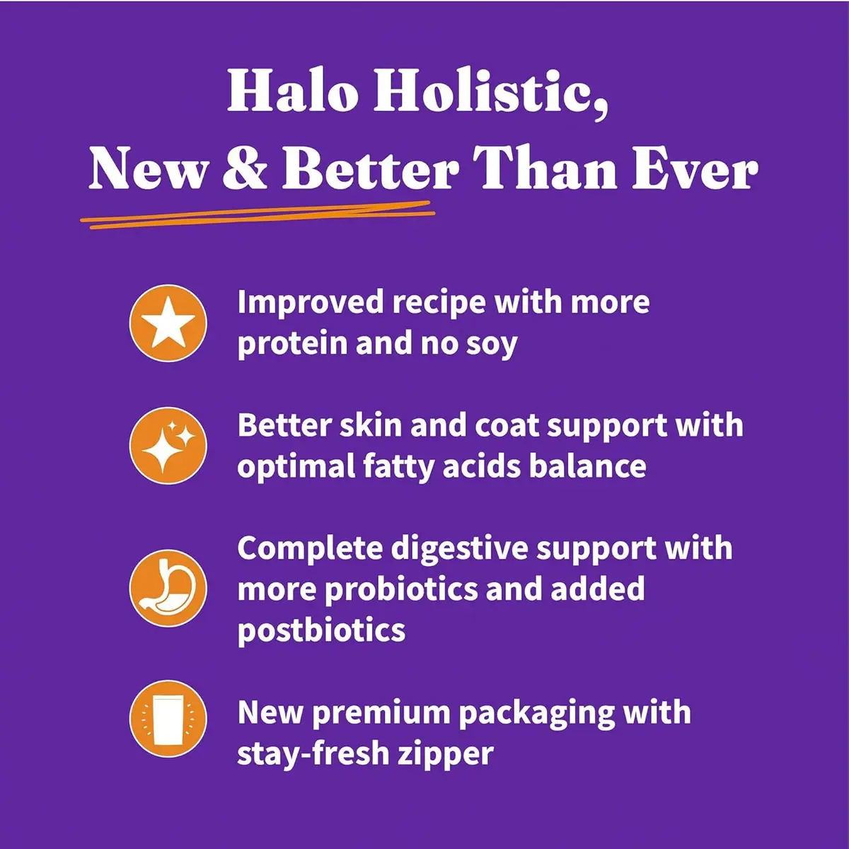 Halo Holistic Small Breed Dog Food, Cage-Free Chicken & Brown Rice, 3.5 lb | Supports Digestive & Skin Health - view 8