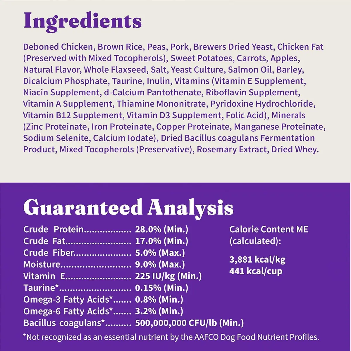 Halo Holistic Small Breed Dog Food, Cage-Free Chicken & Brown Rice, 3.5 lb | Supports Digestive & Skin Health - view 9