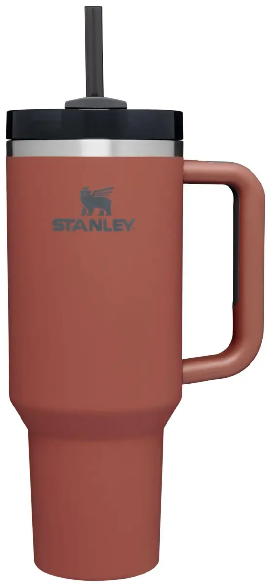 STANLEY Quencher H2.0 40 oz Tumbler with Handle & Straw - Red Rust - main product image