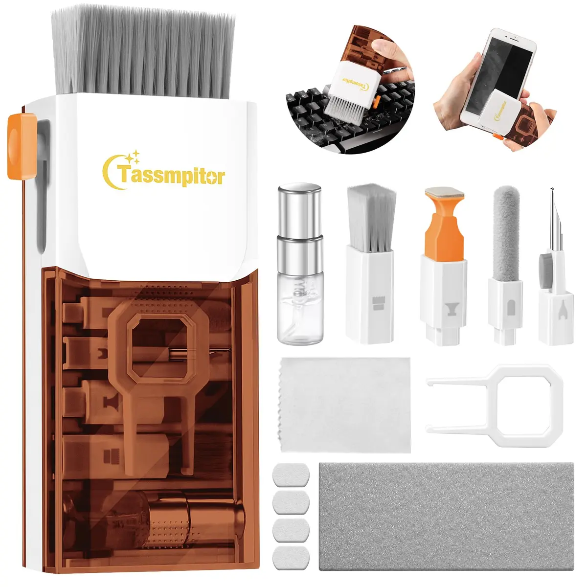 Tassmpitor All-in-1 Keyboard Cleaner Laptop Cleaning Kit | Deep Device & Screen Cleaning - main product image