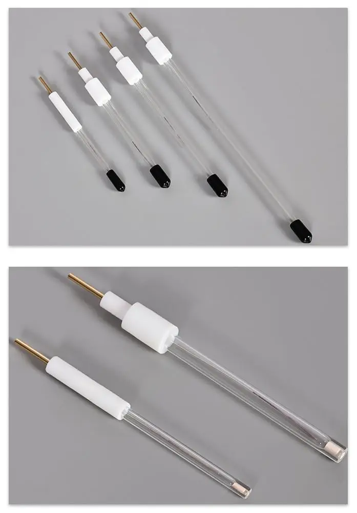 UMATRU Silver Chloride Silver Reference Electrode Ag/Agcl Diameter 6mmX70mm Length | Lab Supply for Scientific Measurement - view 5